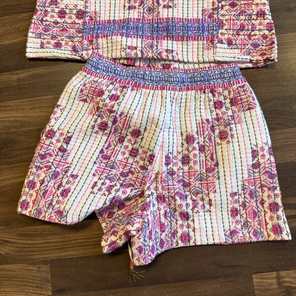 Zara Printed Quilted Matching Top and Bottom - Picture 8 of 8